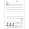 Agenda Escolar Maternal Miolo Com 100 Folhas  Impressão 1 Cor (Preto)