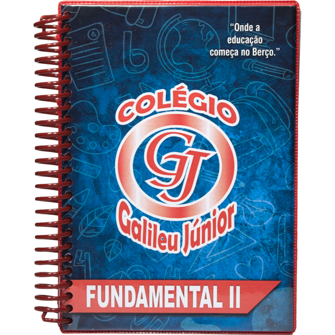 Agenda Escolar Fundamental Miolo Com 100 Folhas Impressão Colorida
