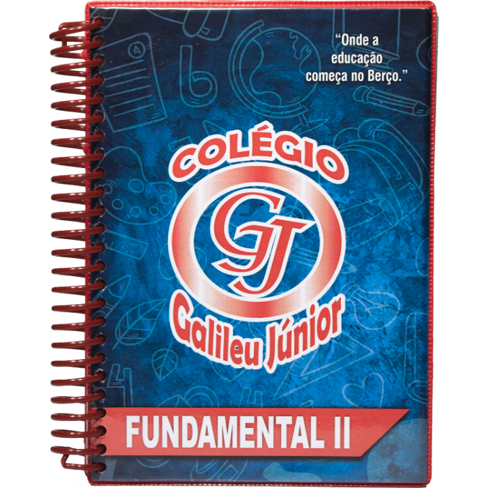 Agenda Escolar Fundamental Miolo Com 100 Folhas Impressão Colorida
