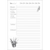 Agenda Escolar Fundamental Miolo Com 100 Folhas  Impressão 1 Cor (Preto) Modelo 2